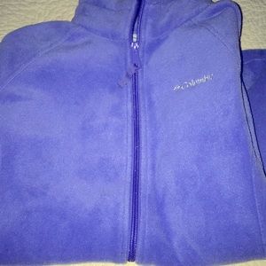 Zip up Columbia pullover